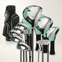 Golf Club Set 9 Piece Complete Golf Set for Right Handed with Stand Bag and 3 Bonus Head Covers — Studio Shot