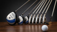 Men'S 9 Pieces Complete Golf Club Set Includes 460Cc Alloy Driver 3# Fairway Wood 4# Hybrid 6# 7# 8# 9# and P# Irons — Lifestyle