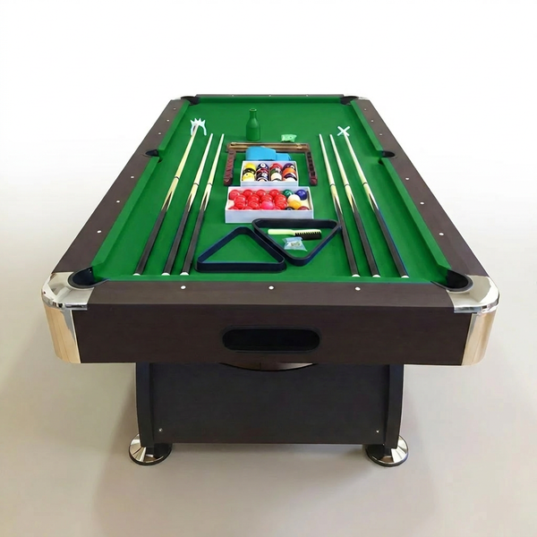 Pool Table 8 Feet Full Optional – Vintage Green — Studio Shot