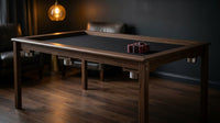 Wood Poker Table Convertible Gaming Table for 4-6 Players with Removable Tops — Lifestyle