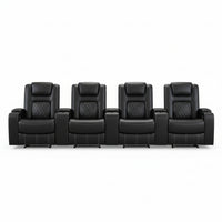 Home Theater Recliners Built for Premium Movie Nights, 36" Width, USB Ports, Dual Cup Holders